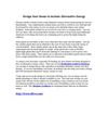 Design Your Home to include Alternative Energy