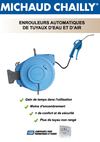 Enrouleurs automatiques de tuyaux d'eau et d'air