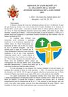 Message de Benoît XVI pour les JMJ de Rio 2013 : Allez ! De toutes les nations faites des disciples.