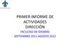 Informe de Actividades de la Facultad de Idiomas (Resumen)