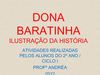 Ilustração da história Dona Baratinha - Profª Andréa