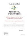 PLU - Note Modification N° 1