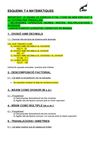 ESQUEMA DE MATEMÀTIQUES TEMA-4
