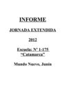 INFORME JORNADA EXTENDIDA