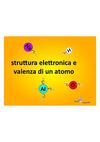 Struttura elettronica e valenza di un atomo.