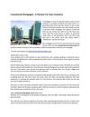  Commercial Mortgages - A Review For New Investors