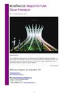 Reseñas de la Biblioteca Hypatia de Alejandría UZ. Nº 1 Oscar Niemeyer
