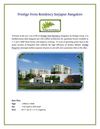  Prestige Ferns Residency Bangalore 09999620966 