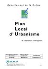 Les orientations d'aménagement du PLU de Livron-sur-Drôme approuvé en 2013