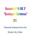 Libro Virtual de los trabajos de tercer ciclo-2012