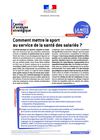 Comment mettre le sport au service de la santé des salariés ? - étude - 2012