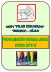 Programación General Anual 2012-2013