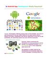 Is Android App Development Really Required?