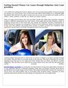 Second chance auto loan