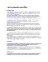 La investigación científica