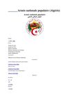 Armée nationale populaire ALGERIE