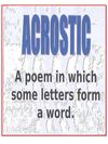 Acrostic - 1ère L