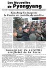 Les nouvelles de Pyongyang n° 50 - 15 décembre 2012 (an 101 du Juche)