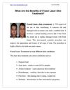 What Are the Benefits of Fraxel Laser Skin Treatment?