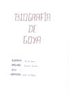 TRABAJO BIOGRAFÍA DE GOYA por Flor del Carmen Espinoza Jaramillo