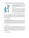 Things to Consider When Hiring a Website Design Company