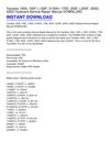 Yamaha 150A, 150F, L150F, D150H, 175D, 200F, L200F, 200G, 225D Outboard Service Repair Manual DOWNLOAD