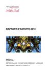 Rapport d'activité 2010