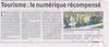Colloque initiatives numériques et tourisme en Loire Forez - la presse en parle