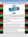 Why Find Ford Dealers for Transmission Repair Sacramento