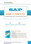 Free SAP C_TAW12_731 Exam PDF | Examskey