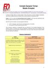 Compte Epargne Temps - Mode d’emploi FO CHAUNY SANTE