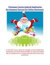 Christmas Carries Android Application Development Success For Online Businesses