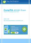 Free CompTIA JK0-801 exam Question|Passcertification.com