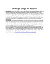 Best Logo design for business