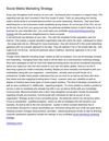 Social Media Marketing Strategy