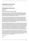5 Making Money With Articles