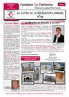 La Lettre de la Délégation Lorraine n°19 - septembre 2012