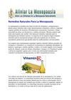 Remedios Naturales Para La Menopausia