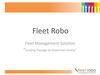Fleet Robo-Fleet Management Solutions and GPS Vehicle Tracking System