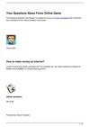 Your Questions About Forex Online Game