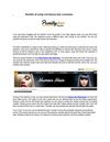 Real Human Hair Extension. The article talks about only a few. First of all, you can use them like natural hair. 