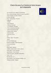 Check-list pour les Chemins de Saint-Jacques de Compostelle (couleur)