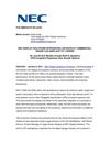  NEC DISPLAY SOLUTIONS INTRODUCES LED-BACKLIT COMMERCIAL-GRADE LCD DISPLAYS TO V SERIES 