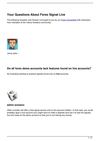 Your Questions About Forex Signal Live