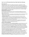 How You Can Eliminate Adult Acne_ Best Adult Acne Remedy_