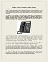 Explain Caller ID Control in Office Phones