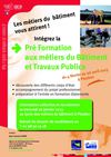 Pré formation aux métiers du bâtiment et travaux publics