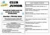 Programme Club Junior Guérande Janvier/Février 2013