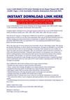 Lexus LS430 (Model UCF30 Series) Workshp Service Repair Manual 2001-2006 (10,000+ Pages, 1.1GB, Searchable,...
