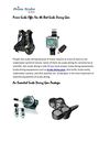 Scuba diving gear